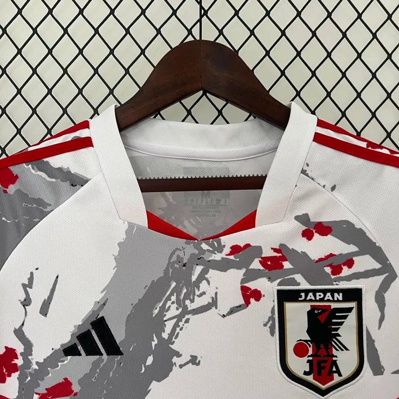 3-24 Japan White Grey Special Edition Fans Soccer Jersey